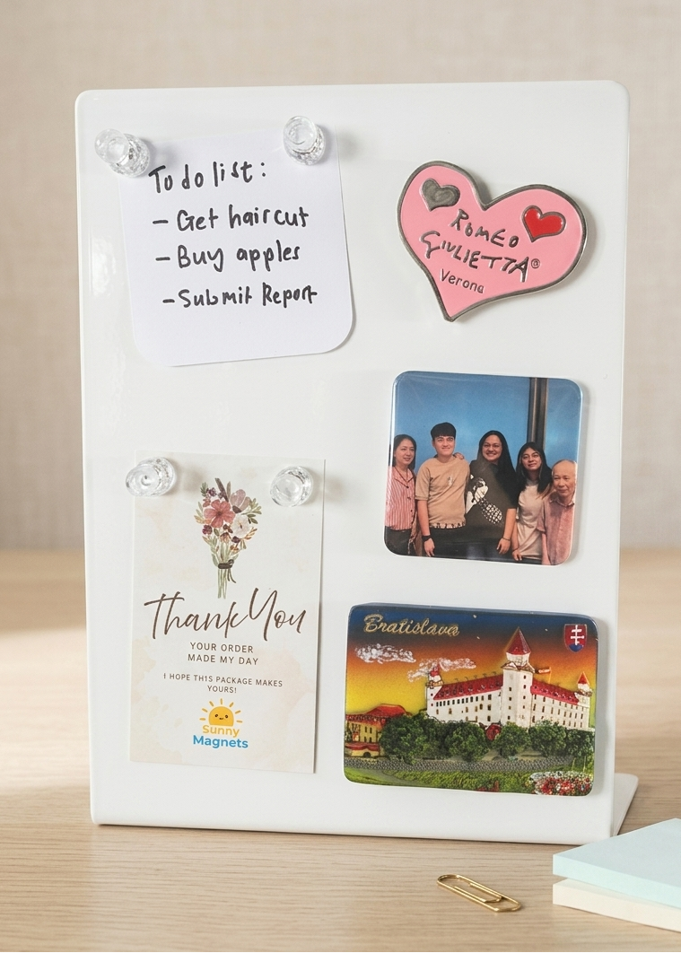 A5 Magnetic Whiteboard Display
